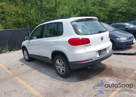 2016 Volkswagen Tiguan S из США, поврежденный, VIN WVGBV7AX3GW526205